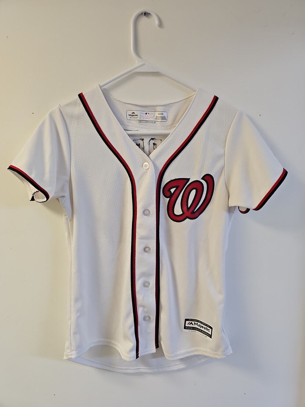Daniel Murphy #20 Washington Nationals Majestic Fan Fashion Women's Jersey Sz S